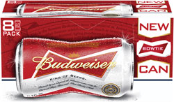 Creating the Budweiser bowtie can, which made its debut this spring, requires a 16-step process.