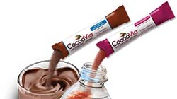 CocoaVia cocoa extract supplement allows consumers to add healthy cocoa flavanols to their own foods and beverages.