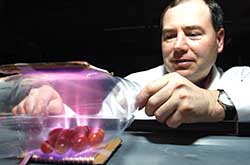 Professor Kevin Keener’s in-bag atmospheric cold plasma method.