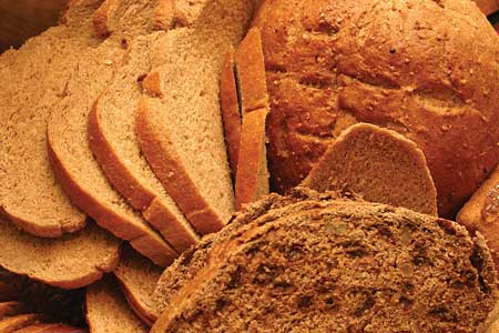 Bread using gluten-free grains
