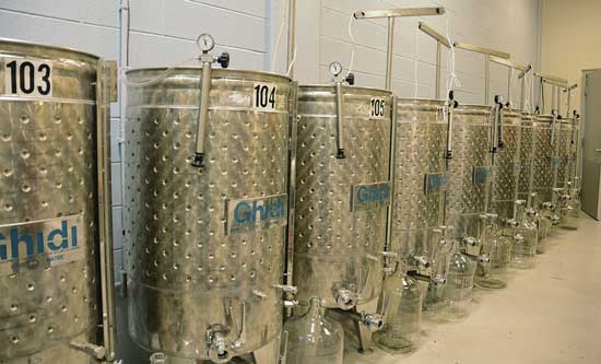 Wine tanks