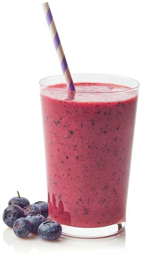 Blueberry smoothie