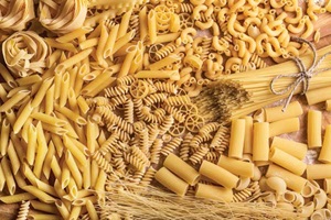 Variety of pastas