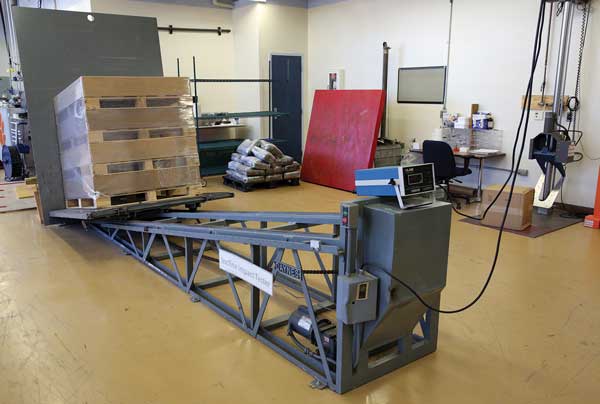 Equipment in the Sonoco Package Testing Laboratory.