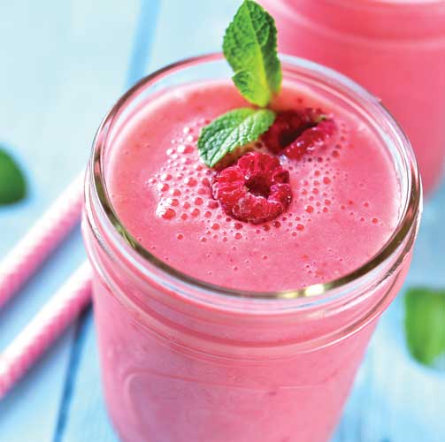 Raspberry smoothie