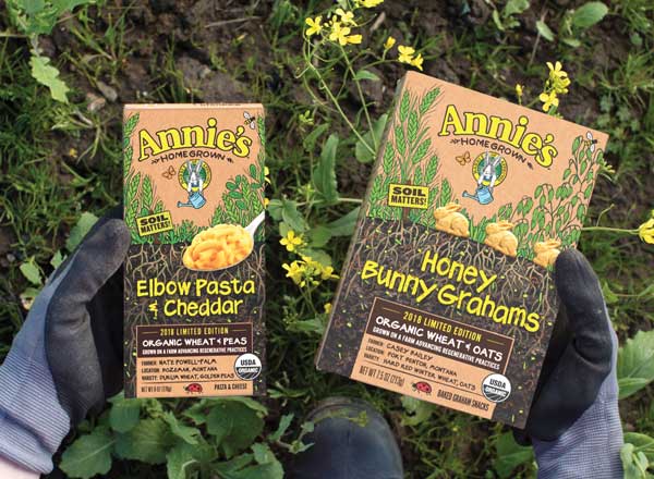 Annie’s brand pasta and snacks