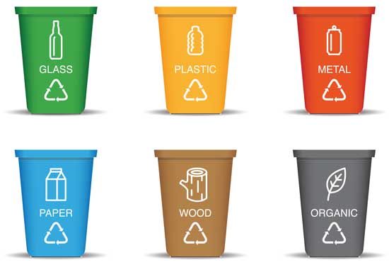 Recycling containers