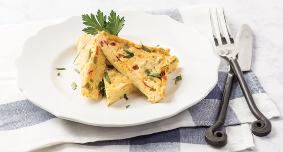 Vegetable frittata