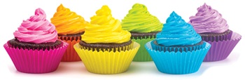 rainbow cupcakes