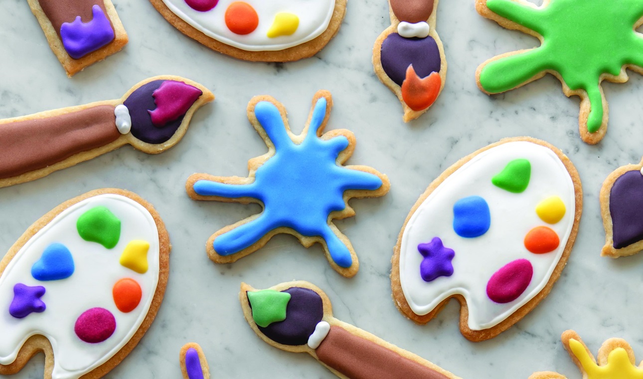 Art Supply Inspired Cookies