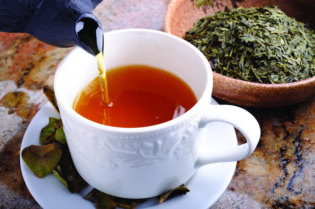 Nutra Green Tea in teacup