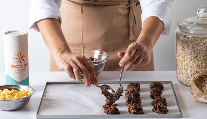 DouxMatok dessert on tray