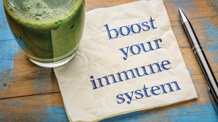 Boost your immune system napkin