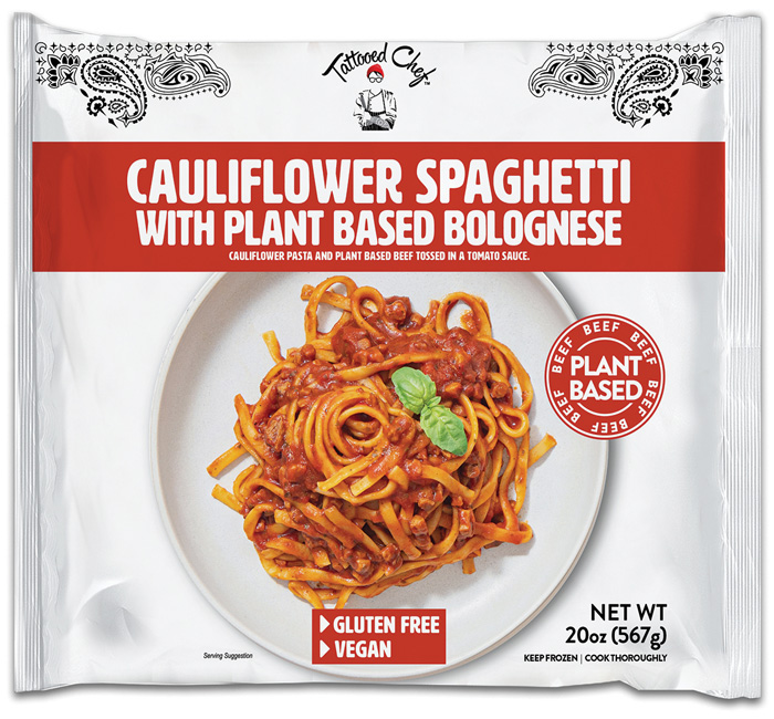 Tattooed Chef’s Cauliflower Spaghetti 