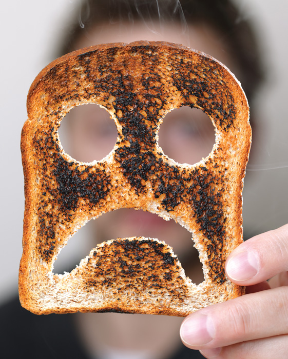 Toast Frown