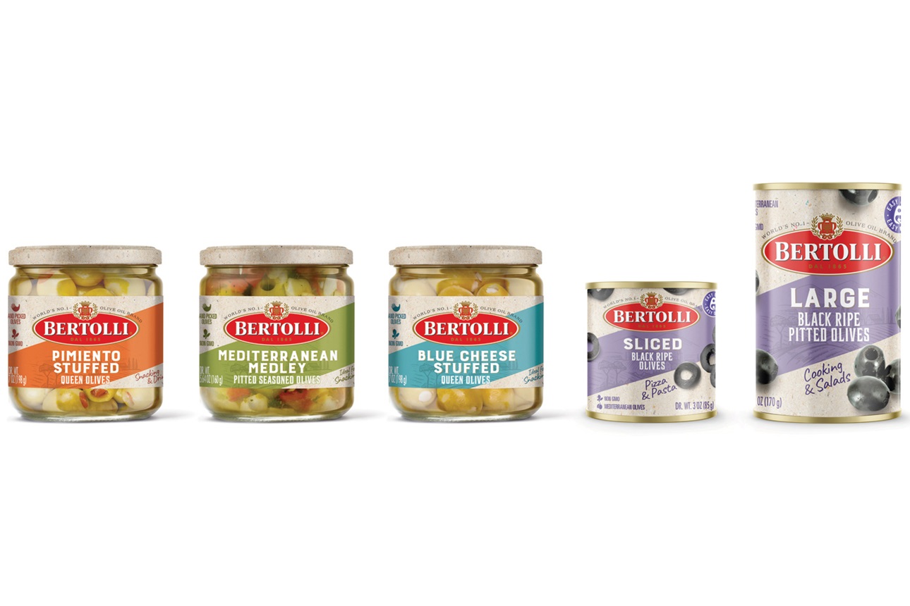 Bertolli new range of table olives