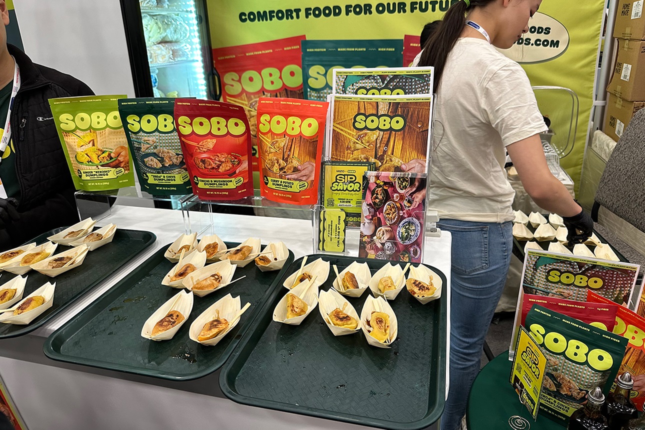 Sobo Foods' plant-based, Asian-inspired dumplings