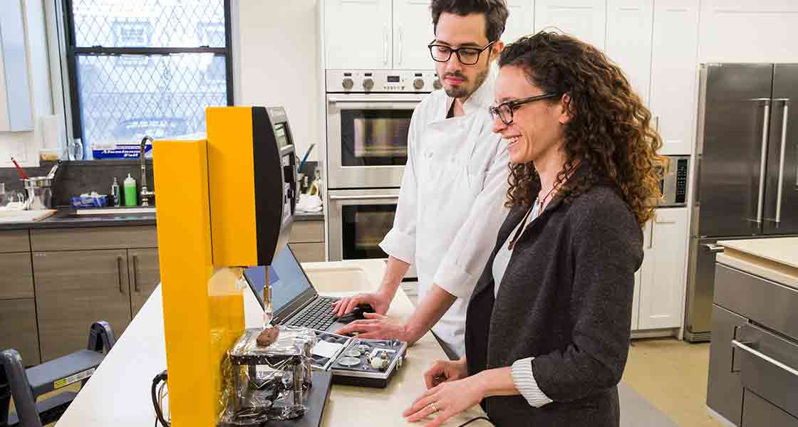 Dan and Molly in the kitchen