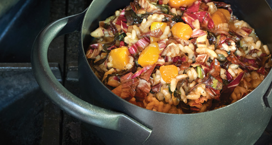 Radicchio Pumpkin Risotto