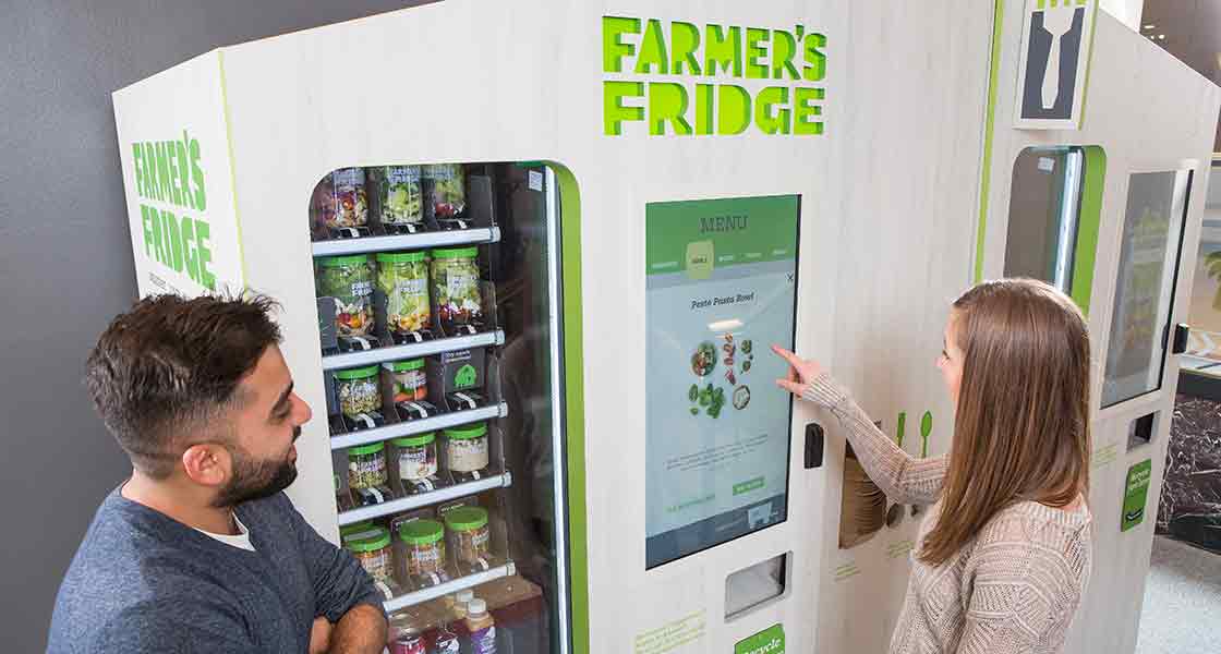 Farmer's Fridge vending machine