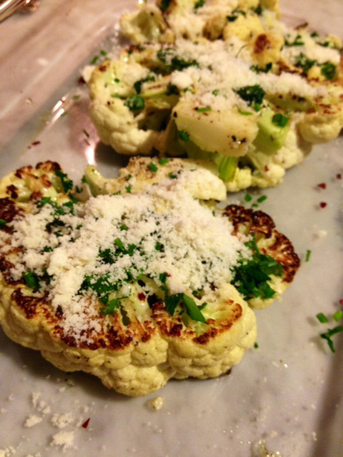 Roasted Cauliflower Chop