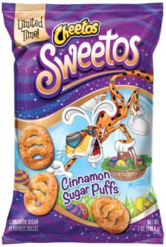 Sweetos cinnamon-sugar puffs