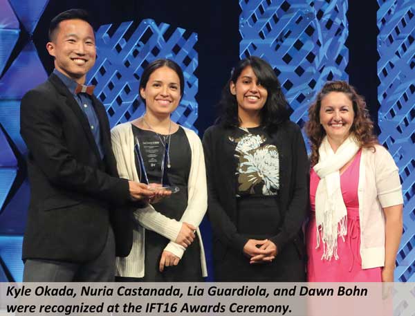 Kyle Okada, Nuria Castanada, Lia Guardiola, and Dawn Bohn