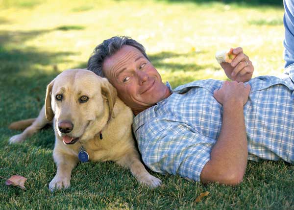 A man and his dog