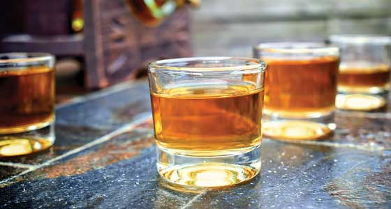 Bourbon and rye whiskeys