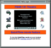 Fig. 7—Source credits are displayed at the conclusion of each QuickTime video in the FSHN 101 Web site