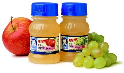 Fig. 5—100% juice in single-serve plastic bottles offers dual layers of tamper evidence and the portability of plastic bottles.
