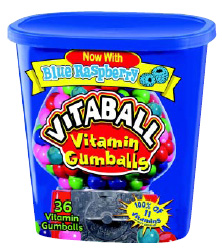 Fig. 7—Amerifit Nutrition’s brightly colored gumballs with the nutritional power of a vitamin pill represent the epitome of healthy, convenient, kidfriendly foods.