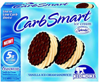 Now, even low-carbohydrate dieters can scream for ice cream. Good Humor-Breyers Ice Cream developed these low-carbohydrate products sweetened with Splenda® brand sweetener, giving dieters a sweet treat without all the sugar.