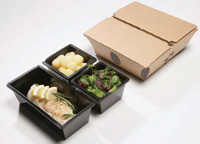 With the CuliDish packaging system from Shieltronics, it is possible to prepare combination meals in a microwave, while maintaining different serving temperatures for individual components.