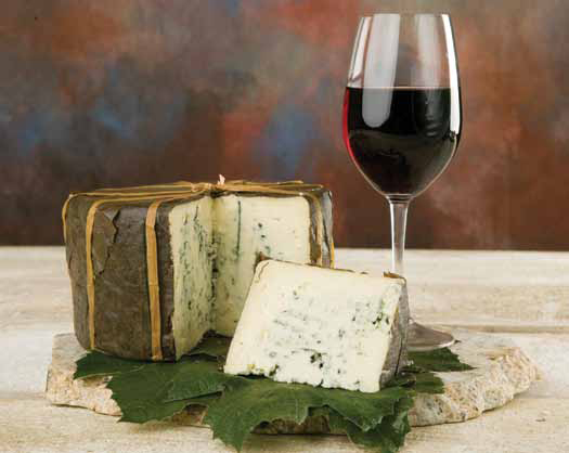 Figure 2. Specialty raw milk cheeses, such as the award-winning Rogue River Blue shown here, appeal to the consumer visually and through the palate.