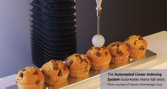 The Automated Linear Indexing System automates many laboratory tests and is suitable for a wide range of product categories, including dairy, baked goods, confectionery, fruits, and vegetables.