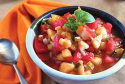 Spicy summer gazpacho