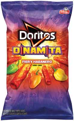 Doritos Dinamita Fiery Habanero Rolled Tortilla Chips