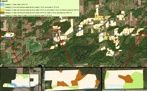 Figure 2. Listeria Monocytogenes Predictive Risk Map