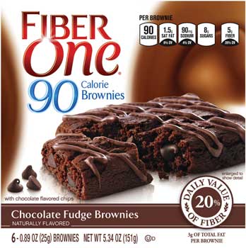 Fiber One 90-Calorie Brownies