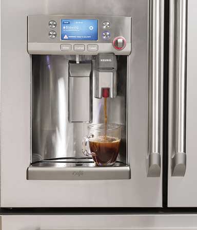 Keurig-enabled GE fridge