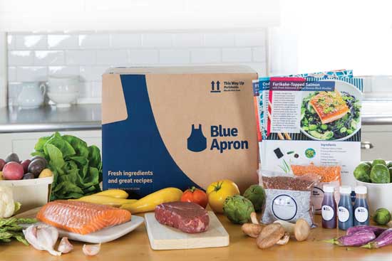 Blue Apron fresh ingredients