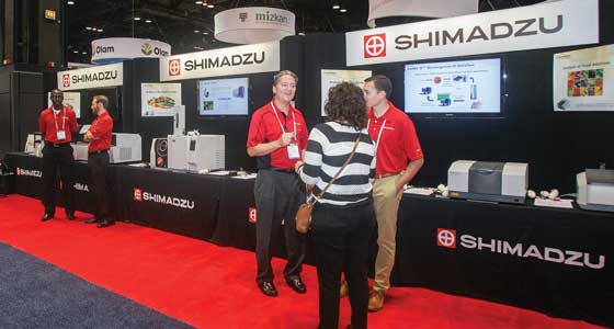 Shimadzu Scientific Instruments booth at IFT16