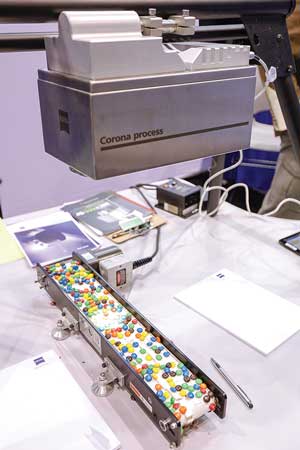 Corona process NIR spectrometer