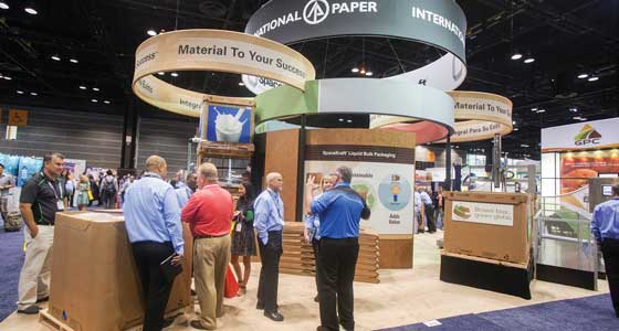 International Paper’s booth