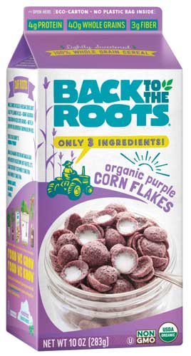 Organic Purple Corn Flakes from Back to the Roots