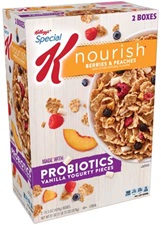 Kellogg Special K Nourish Berries & Peaches with Probiotics