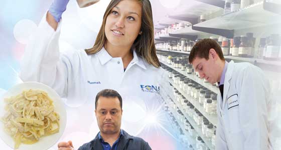 Testing flavor and extract ingredients.