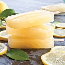 Lemon Ginger Ice Pops with Whey Protein