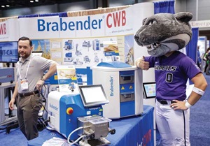 C.W. Brabender showcased analytical devices for the milling, baking, and starch industries. 